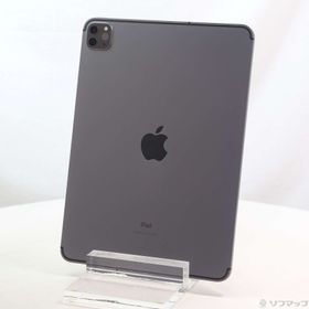 (中古)Apple iPad Pro 11インチ 第2世代 128GB スペースグレイ MY2V2J/A SIMフリー(269-ud)