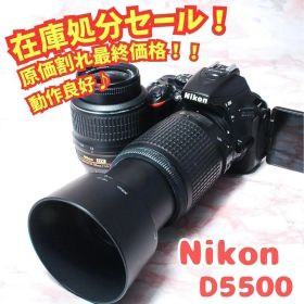 Nikon D5500✨Wi-Fi搭載 AF-S ダブルレンズ 一眼レフ ニコン