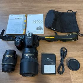 【美品】Nikon D5500 ダブルズームキット