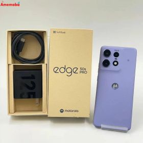 【中古】motorola edge 50s pro 8GB/256GB リュクスラベンダー MOSAH1(A