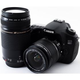 キヤノン デジタル一眼 CANON EOS 60D ダブルズーム 中古 新品SDカード付き 届いてすぐに使える 動画撮影 超望遠付き 長期保証
