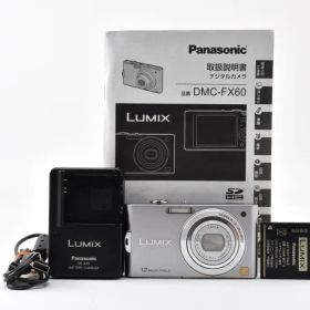 良品★Panasonic LUMIX DMC-FX60 シルバー #1002