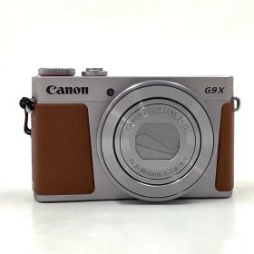 【全額返金保証】【最速発送】Canon コンパクトデジタルカメラ PowerShot G9 X Mark II シルバー 美品 動作確認済