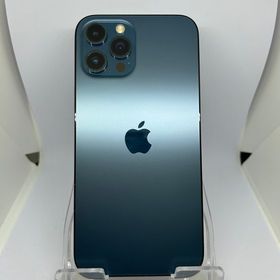 ○SIMフリー iPhone12ProMax 512GB パシフィックブルー バッテリー77%