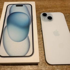 【中古美品】iPhone15 128GB ブルー SIMフリー MTML3J/A A485