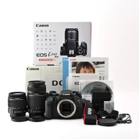 1514＜並品＞ Canon EOS Kiss X6i ダブルズームキット EF-S18-55ｍｍ/EF-S55-250ｍｍ付属 KISSX6i-WKIT