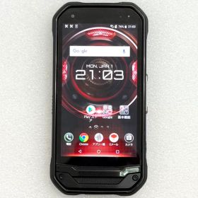 【932391】【中古】 京セラ TORQUE G03 KYV41 ブラック / au版 白ロム / SIMロック解除済み