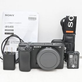 ショット数『3708』SONY(ソニー) APS-C ミラーレス一眼カメラ α6400 ボディブラック ILCE-6400 B