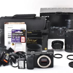 ■ほぼ新品■ SONY α6400 ダブルズームレンズキット《S数1242回》