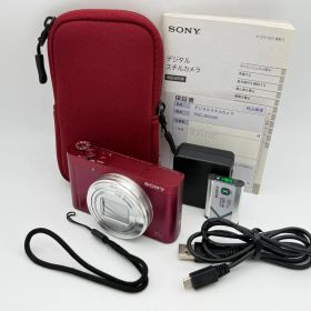 【美品】SONY Cyber-shot DSC-WX500 レッド おまけ付 ソニー サイバーショット コンパクトデジタルカメラ