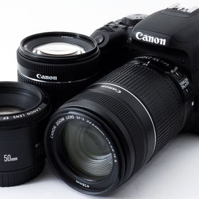 キヤノン デジタル一眼 CANON EOS Kiss X9i トリプルレンズ 中古 Wi-Fi ＆ Bluetooth搭載 新品SDカード付き 届いてすぐに使える スマホに