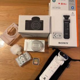 SONY VLOGCAM ZV-1 Ⅱ ホワイトセット バッテリー3つSD付き