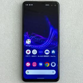 【934180】【中古】 シャープ AQUOS Sense4 Plus SH-M16 パープル / 楽天モバイル版 白ロム