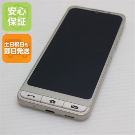 安心保証 美品 SoftBank シンプルスマホ6 A201SH シャンパンゴールド