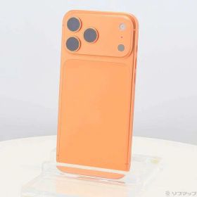 【中古】Apple(アップル) iPhone17 Pro Max 2TB コズミックオレンジ MFYK4J／A SIMフリー 【297-ud】