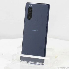 【中古】SONY(ソニー) Xperia 5 64GB ブルー SOV41 auロック解除SIMフリー 【196-ud】