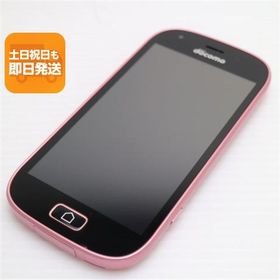 新品同様 F-03K らくらくスマートフォン me ピンク スマホ 即日発送 白ロム 中古 DoCoMo 富士通 あすつく 土日祝発送OK