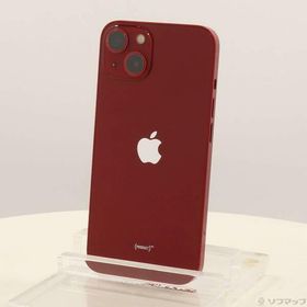 〔中古〕Apple(アップル) iPhone13 256GB プロダクトレッド MLNL3J／A SIMフリー〔269-ud〕