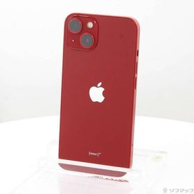 〔中古〕Apple(アップル) iPhone13 256GB プロダクトレッド MLNL3J／A SIMフリー〔297-ud〕