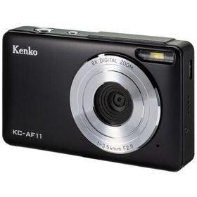 Ｋｅｎｋｏ ８倍ズームオートフォーカス機能付広角レンズデジタルカメラ ＫＣ−ＡＦ１１ ブラック 144638 KC-AF11BK