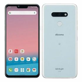 【中古】【安心保証】 LG style 3 L-41A[64GB] docomo オーロラホワイト