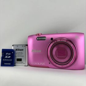 2202【美品、動作確認済み】 Nikon COOLPIX S3600 ピンク ニコン クールピクス
