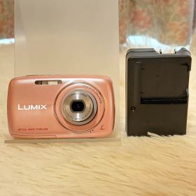 【動作品】LUMIX DMC-S1 パナソニック ピンク デジカメ