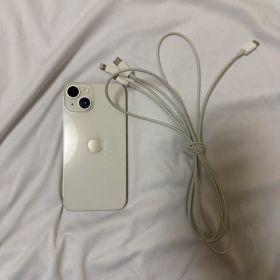 iPhone14 スターライト 128GB ＆Lightningケーブル純正2本