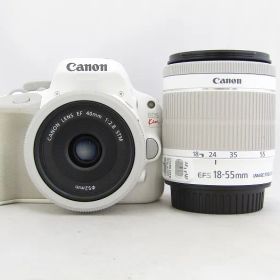 【中古】(キヤノン) Canon EOS KISS X7 ホワイト ダブルレンズキツト2