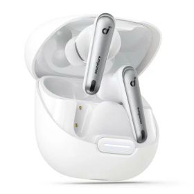 Anker Soundcore Liberty 4 NC (Blueooth 5.3) 完全ワイヤレスイヤホン/ウルトラノイズキャンセリング 3.0 / ワイヤレス充電/マルチポイント接続/外音取り込み / 最大50時間再生 / ハイレゾ対応 / IPX4防水規格 / PSE技術基準適合ホワイト