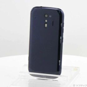 【中古】FUJITSU(富士通） らくらくスマートフォン 32GB ネイビー F-42A docomoロック解除SIMフリー 【349-ud】