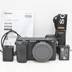 ショット数『3708』SONY(ソニー) APS-C ミラーレス一眼カメラ α6400 ボディブラック ILCE-6400 B