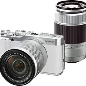 【中古】【39shop】FUJIFILM★ミラーレス一眼 X-A2 ダブルズームレンズキット ホワイト X-A2WH1650II/50230II（良い）