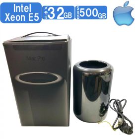 【中古パソコン】Apple Mac Pro A1481 Late 2013 Intel Xeon E5 8コア メモリ32GB SSD500GB AMD FirePro D500 3GBグラフィックカード macOS Monterey 元箱付