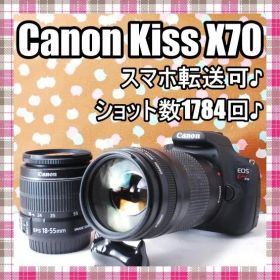 ✨美品✨ショット数1784回✨Canon kiss X70 ダブルレンズセット