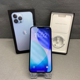 美品 国内版 SIMフリー iPhone13 Pro Max 128GB シエラブルー色
