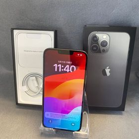 美品 国内版 SIMフリー iPhone13 Pro Max 256GB グラファイト色