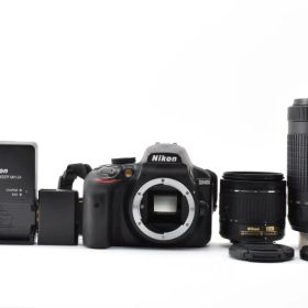 【美品】Nikon D3400 ダブルズームキット 一眼レフカメラ