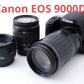 ☆ Canon EOS 9000D 標準&望遠&単焦点トリプルレンズセット☆