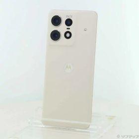 【中古】Motorola(モトローラ) motorola edge 50s pro 256GB バニラクリーム MOSAH3 Softbank SIMフリー 【258-ud】