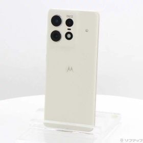【中古】Motorola(モトローラ) motorola edge 50s pro 256GB バニラクリーム MOSAH3 Softbank SIMフリー 【368-ud】