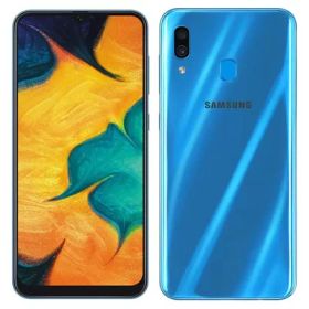Galaxy A30 SCV43 ブルー 【J:COM版 SIMFREE】 SAMSUNG 当社3ヶ月間保証 中古 イオシス