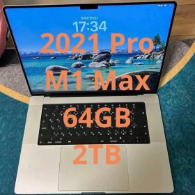 激安美品MacBookPro2021 16㌅M1Max64GB 2TB 32コア