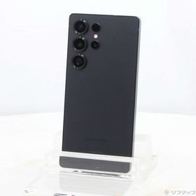 (中古)SAMSUNG Galaxy S25 Ultra 256GB チタニウムジェットブラック SM-S938Q SIMフリー(377-ud)