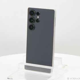 (中古)SAMSUNG Galaxy S25 Ultra 256GB チタニウムブラック SCG32 au SIMフリー(198-ud)