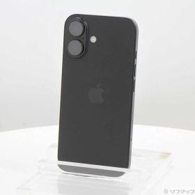 ソフマップ 〔中古品〕 iPhone16 128GB ブラック MYDQ3J／A SIMフリー【258】