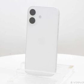 ソフマップ 〔中古品〕 iPhone16 128GB ホワイト MYDR3J／A SIMフリー【377】