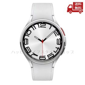 ☆ サムスン SAMSUNG Galaxy Watch6 Classic 47mm シルバー SM-R960NZSAXJP スマートウォッチ 本体 ギャラクシー 2023年発売 FeliCa対応 睡眠トラッキング機能 Bluetooth v5.3 ハンズフリー 撮影 送料無料 更に割引クーポン