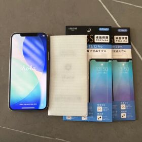 iphone12pro 256GB シルバー 画面フィルム3枚付き