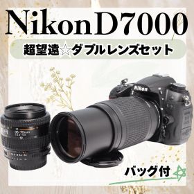 初心者オススメ✨Nikon D7000 ダブルレンズ 一眼レフカメラ